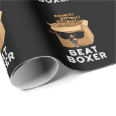 ビートボクサーおもしろいビートボクサーボックスプンダークBG ラッピングペーパー (ロールコーナー)