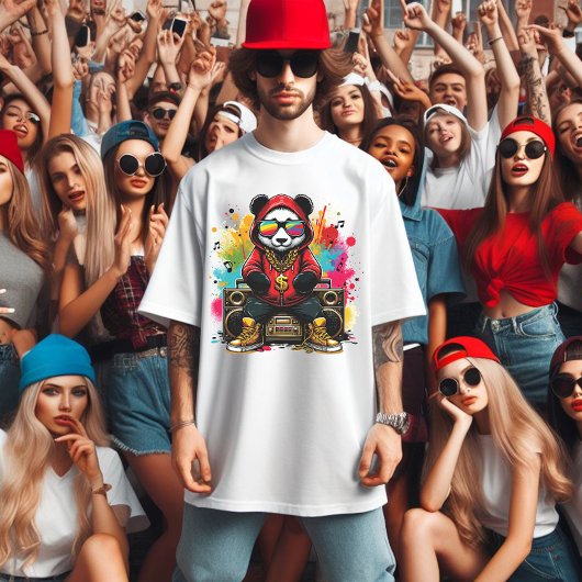 ビートボックスパンダ:スタイルでグルービング Tシャツ