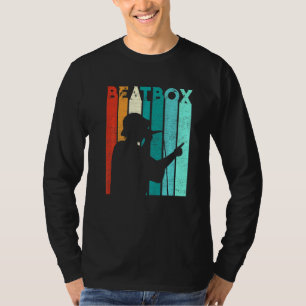 ビートボックスビートボクシングビートボクサー音楽レトロヴィンテージ Tシャツ