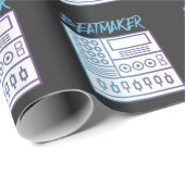 ビートメーカードラムマシンベースラバーDJミュージシャン ラッピングペーパー (ロールコーナー)