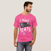 ビートメーカー音楽プロデューサー・ドラム機 Tシャツ (正面フル)
