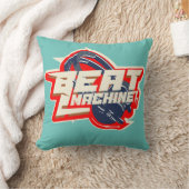 ビートメーカー音楽マシンベースのヘッドフォンヴィンテージT- クッション (ブランケット)