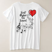 ビートメーカー・オン・ボード Tシャツ (デザイン裏面)