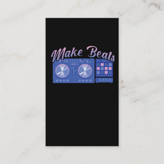 ビートメーカーDJ音楽プロデューサーディスコオーディオ制作 名刺 (正面)