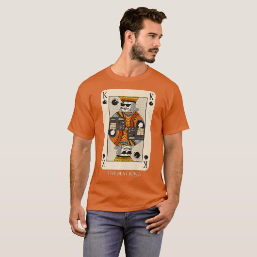 ビートメーカーKing for Music ProducerとDj Premium Tシャツ (正面フル)