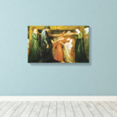 ビートライスの死亡時のダンテの夢 キャンバスプリント (インサイチュ (ウッドフロア))