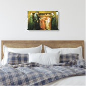 ビートライスの死亡時のダンテの夢 キャンバスプリント (インサイチュ (寝室))