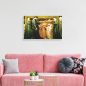 ビートライスの死亡時のダンテの夢 キャンバスプリント (インサイチュ (リビング))