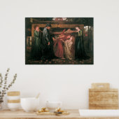 ビートライスの死亡時のダンテの夢 ポスター (キッチン)