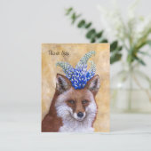 ビートライスキツネ感謝していザフラットカード サンキューカード (スタンド正面)