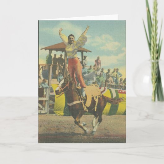 ビートライス・クーパーはローマのスタンドをやっている。 カード (正面)