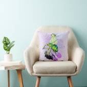 ビートルに乗って笑うベビーピクシー クッション (椅子)