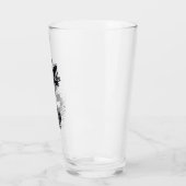 ビートルジュース |サンドワームのイラストレーション タンブラーグラス (左)