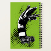 ビートルジュース |サンドワームのイラストレーション ノートブック (裏面)