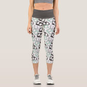 ビートルジュース |チビ（小さくかわいく書いた感じ）リディア幽霊写真 カプリレギンス (正面)