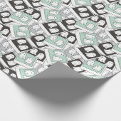 ビートルジュース |チビ（小さくかわいく書いた感じ）リディア幽霊写真 ラッピングペーパー (角)