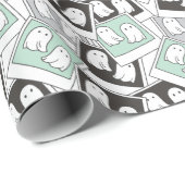 ビートルジュース |チビ（小さくかわいく書いた感じ）リディア幽霊写真 ラッピングペーパー (ロールコーナー)