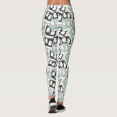 ビートルジュース |チビ(小さくかわいく書いた感じ)リディア幽霊写真 レギンス (裏面)