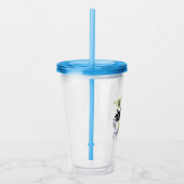 ビートルジュース |チビ（小さくかわいく書いた感じ）リディア「奇妙で異常」 アクリルタンブラー (右)