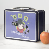 ビートルジュース |チビ（小さくかわいく書いた感じ）リディア「奇妙で異常」 メタルランチボックス (インサイチュ)