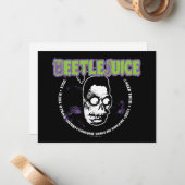 ビートルジュース | ハンター ハリー 縮んだ頭 ノートカード (正面/裏面インサイチュ)