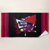 ビートルジュース |ビートルジュース&リ結婚ディアズ ビーチタオル (正面)