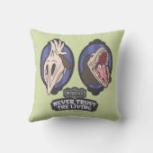 ビートルジュース |マイトランズ"生きる者を信用しない" クッション (裏面)