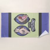 ビートルジュース |マイトランズ"生きる者を信用しない" ビーチタオル (正面)