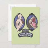 ビートルジュース |マイトランズ"生きる者を信用しない" ポストカード (正面/裏面)