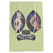 ビートルジュース |マイトランズ"生きる者を信用しない" ミディアムペーパーバッグ (裏面)