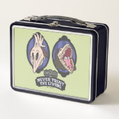 ビートルジュース |マイトランズ"生きる者を信用しない" メタルランチボックス (正面)