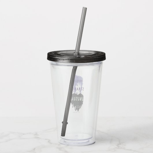 ビートルジュース |リディア「奇妙で珍しい」グラフィック アクリルタンブラー (裏面)