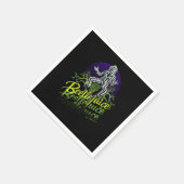 ビートルジュース |墓石に座る スタンダードカクテルナプキン (角)