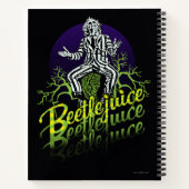 ビートルジュース |墓石に座る ノートブック (裏面)