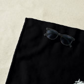 ビートルジュース |墓石に座る ビーチタオル (インサイチュ)