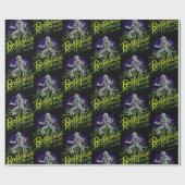 ビートルジュース |墓石に座る ラッピングペーパー (フラット)