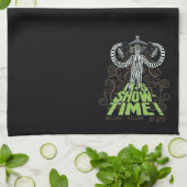 ビートルジュース |時間の表示！ キッチンタオル (折り畳み)