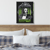 ビートルジュース | "最も多い幽霊"ポートレート キャンバスプリント (インサイチュ (寝室))