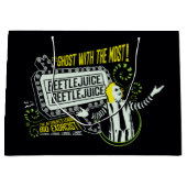 ビートルジュース | "最も多い幽霊"マーキー ラージペーパーバッグ (正面)