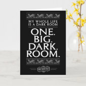 ビートルジュース | 私の人生は暗い部屋だ カード (黄色い花)