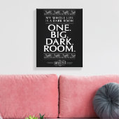 ビートルジュース |私の人生は暗い部屋 キャンバスプリント (インサイチュ (リビング))