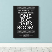 ビートルジュース |私の人生は暗い部屋 キャンバスプリント (インサイチュ (ウッドフロア))