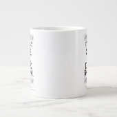 ビートルジュース |私の人生は暗い部屋 ジャンボコーヒーマグカップ (正面)