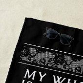 ビートルジュース |私の人生は暗い部屋 ビーチタオル (インサイチュ)