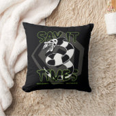 ビートルジュース | 3回言う クッション (ブランケット)