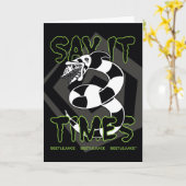 ビートルジュース | 3回言って カード (黄色い花)