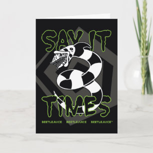 ビートルジュース   3回言って カード