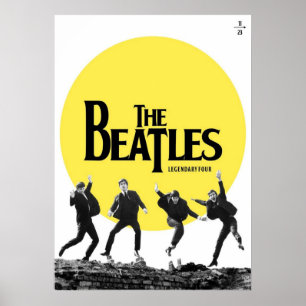 ビートルズ, クラシックロック, ヴィンテージバンド, イギリスの音楽 ポスター