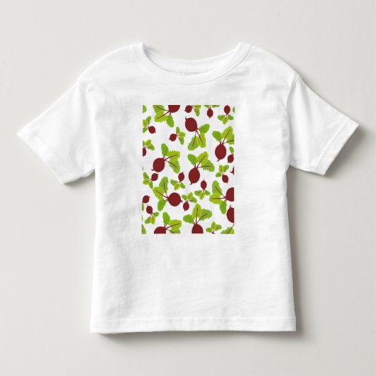 ビートルート柄 トドラーTシャツ (正面)