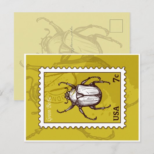 ビートル ポストカード (正面/裏面)